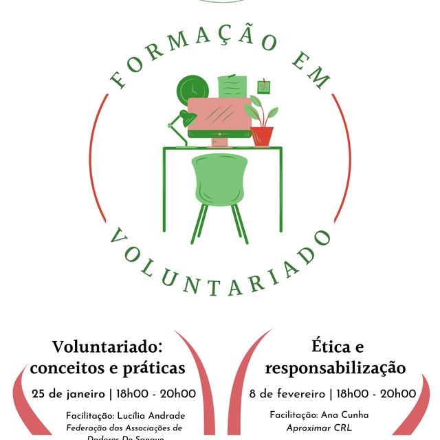 Ciclo de 12 sessões de Formação da Confederação Portuguesa de Voluntariado